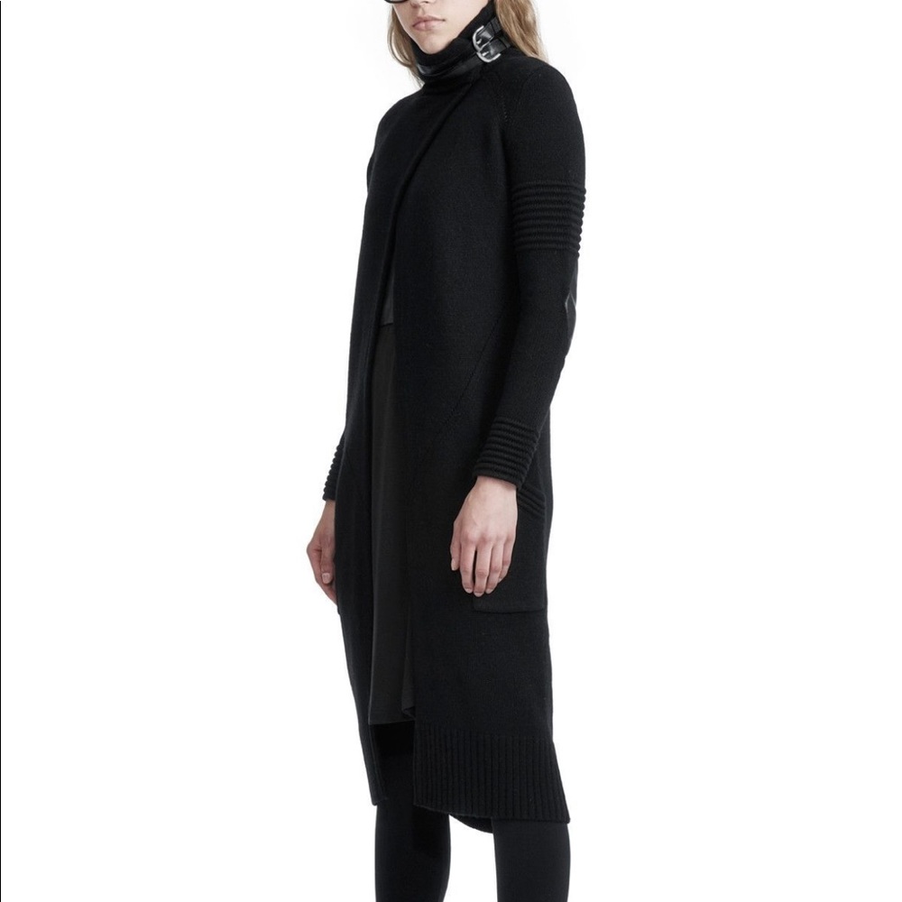 Skingraft knit cardigan.